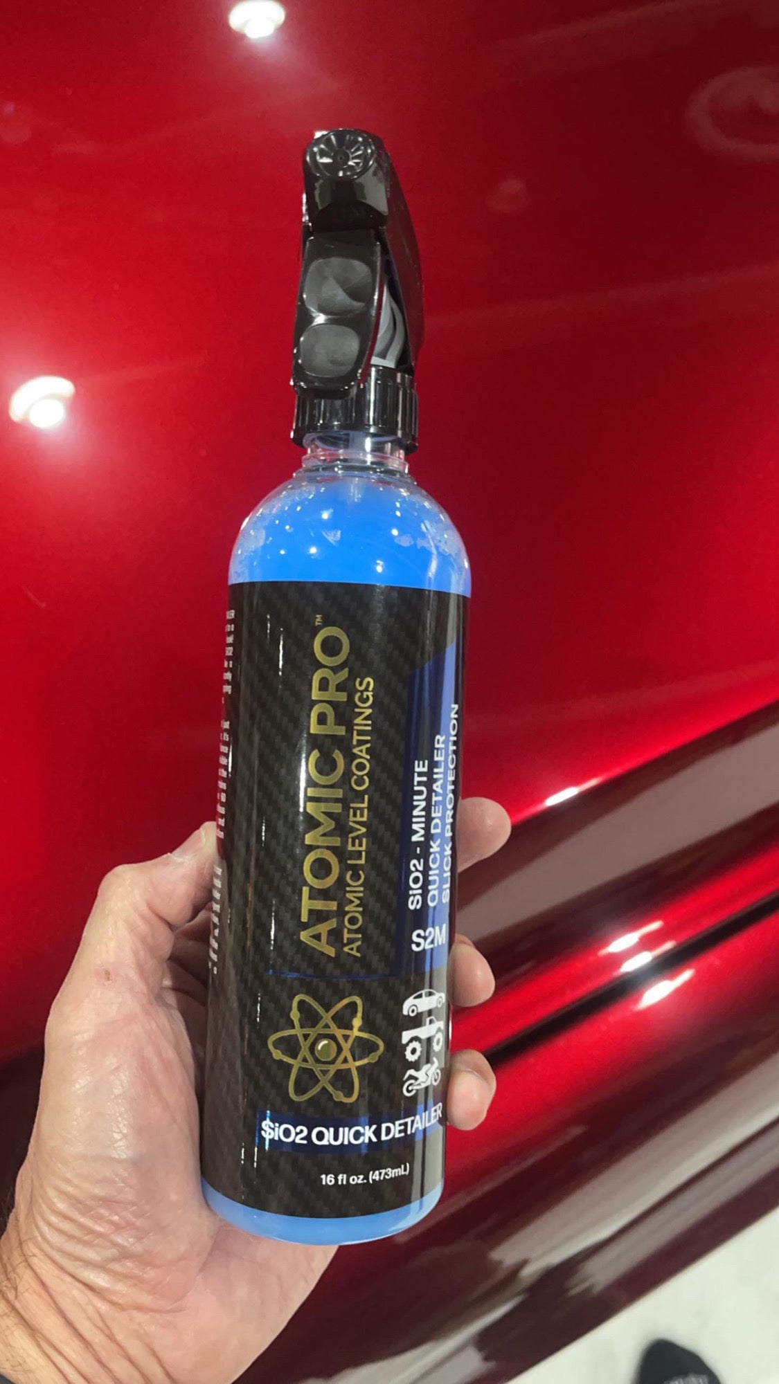 ATOMIC PRO SiO2 Minute quick detailer is our top selling quick detailer