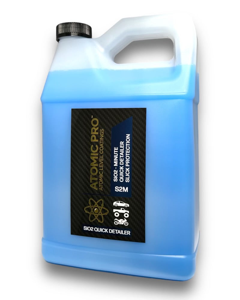 ATOMIC PRO S2M, our Top selling quick detailer with ceramic works on coated and non coated vehicles