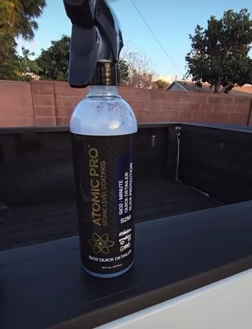 SiO2 Minute Detailer works on both coated and non coated vehicles